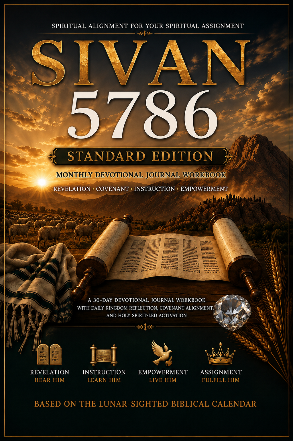 SIVAN 5786 STANDARD EDITION: MONTHLY DEVOTIONAL JOURNAL WORKBOOK