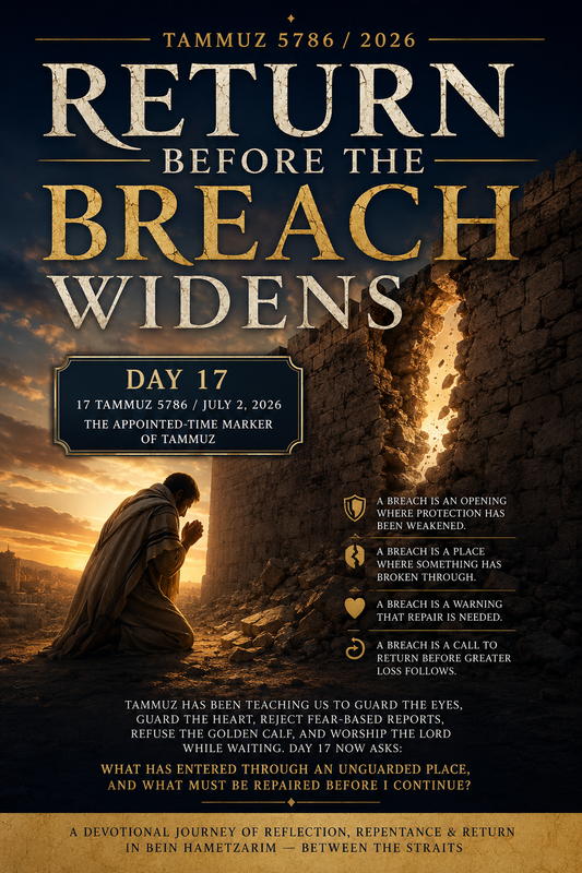 Return Before the Breach Widens — Day 17 Tammuz 5786/2026 Free PDF