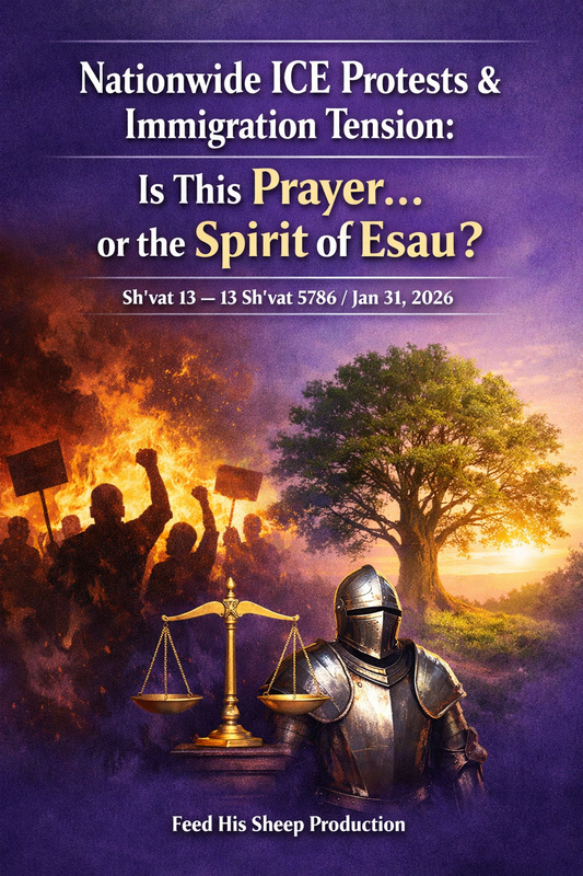 Nationwide ICE Protests & Immigration Tension: Is This Prayer… or the Spirit of Esau? (Sh’vat 13) | Deep Dive
