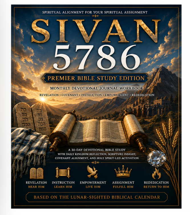 SIVAN 5786 Premium Edition: Monthly Devotional + Hebrew-Year Bible Journey.