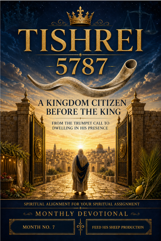 TISHREI 5787 Monthly Devotional | A Kingdom Citizen Before the King |  Digital Edition